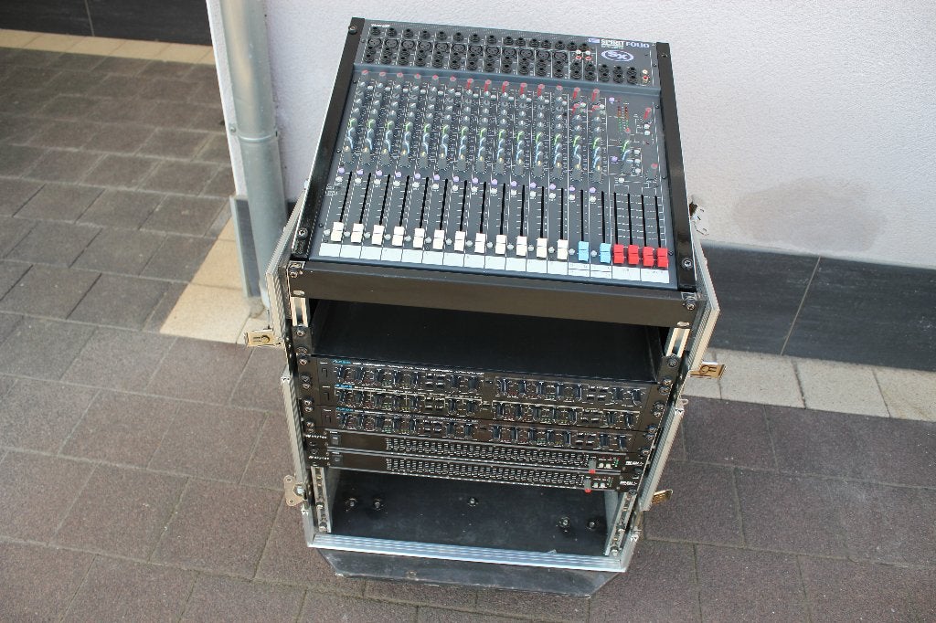 PA materiaal in flightcase, Audio, Tv en Foto, Ophalen, Gebruikt, Audio