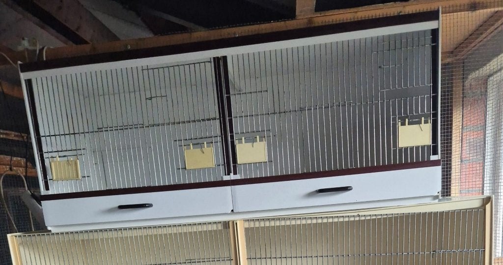 4 x Bakker Vogelkooien, Ophalen, Gebruikt, Kunststof, Broedkooi of Kweekkooi