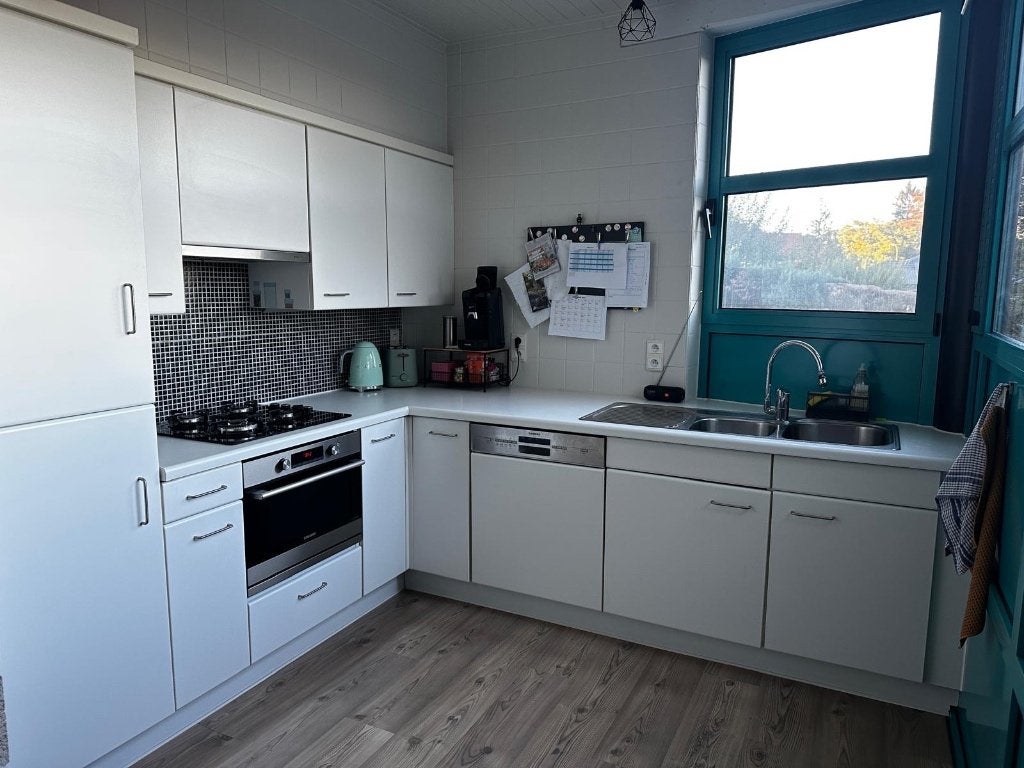 Keuken nog in goede staat incl toestellen, Ophalen, Gebruikt, Wit, Hoekkeuken