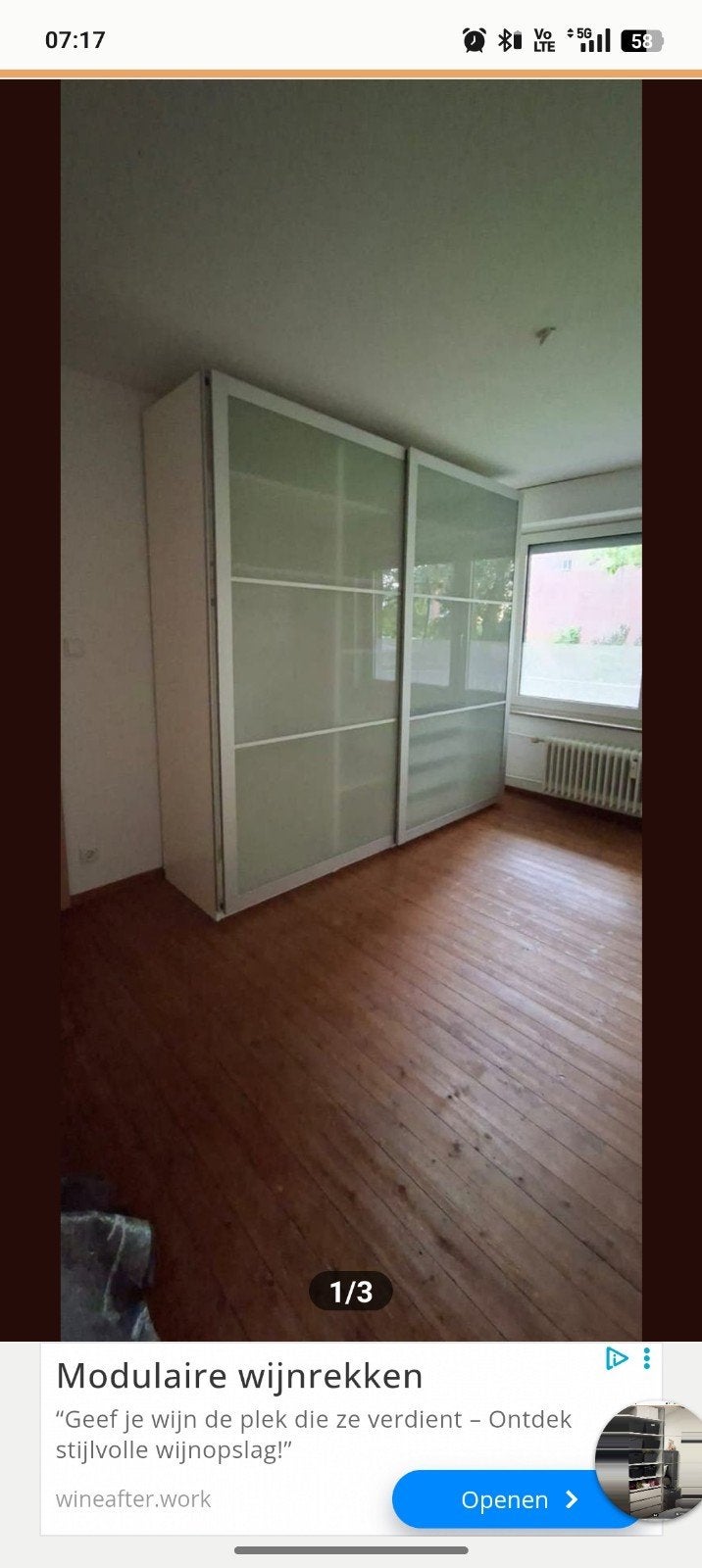 Witte Ikea pas kast