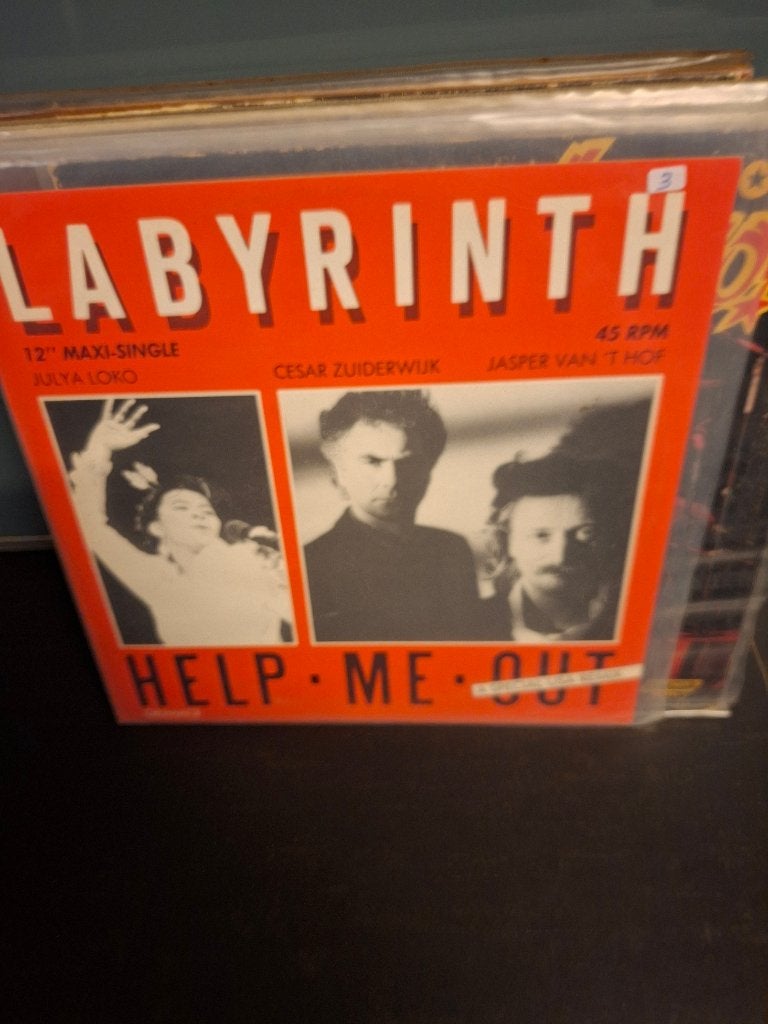 12" - labyrinth - help me out - vak 3, Rock, Zo goed als nieuw, 12 inch, Overige typen