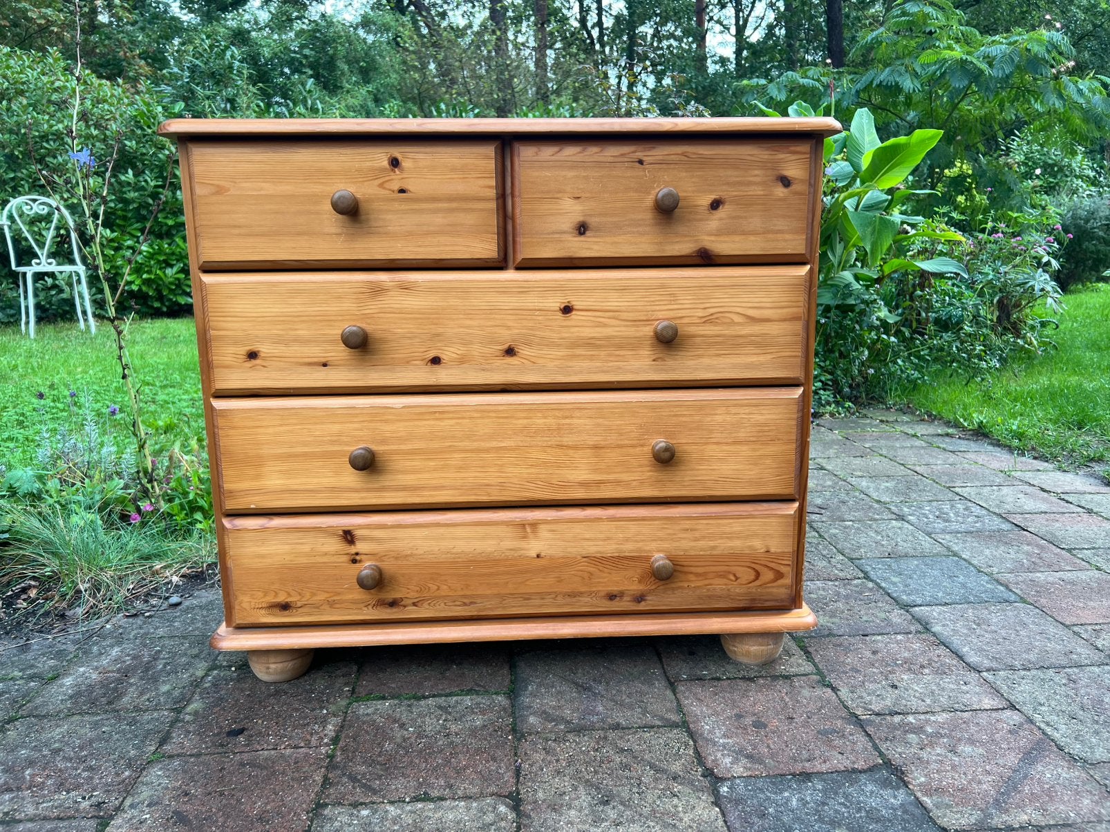 commode en pin massif — look chaleureux et champêtre, Enlèvement, Comme neuf