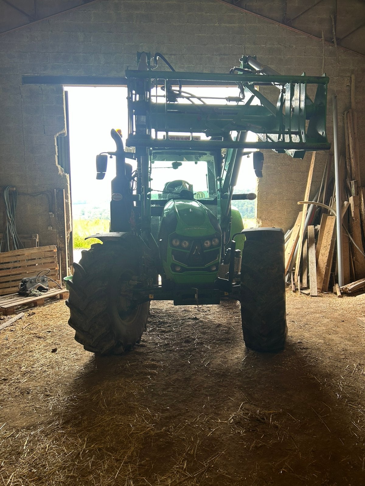 Deutz fahr 5115 GS A avec chargeur, Articles professionnels, Enlèvement, 120 à 160 ch, Deutz - Fahr, Jusqu'à 2500