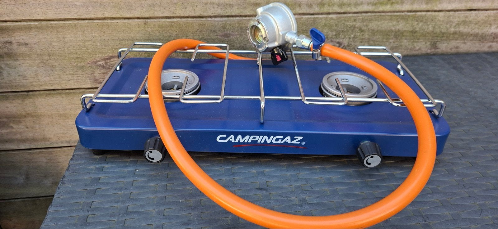 campinggaz kookvuur met gasdrukregelaarsset, Enlèvement