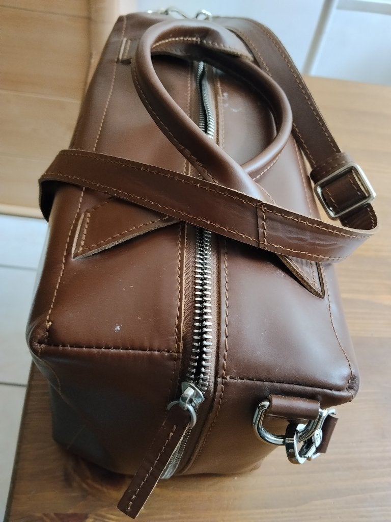 NIEUWE merk myomy handige ruime handtas, kleur: middenbruin, Overige merken, Bruin, Nieuw, Ophalen of Verzenden