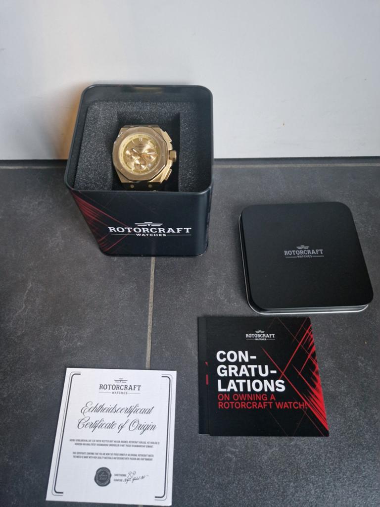 Montre Rotorcraft Skyfall pour homme NOUVELLE ! ! !, Bijoux, Sacs & Beauté, Montres | Hommes, Enlèvement ou Envoi, Acier, Acier