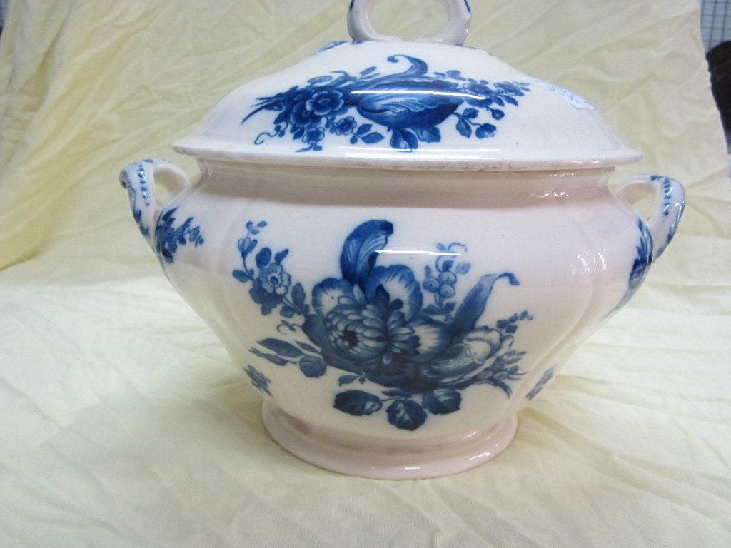 Légumier Villeroy et Boch décor Strasbourg bleu, Enlèvement ou Envoi