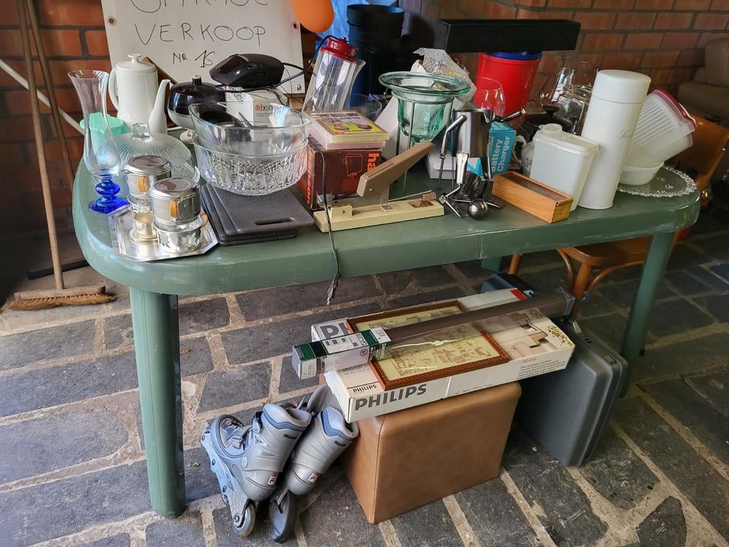 Tuintafel met tussenstuk, Tuin en Terras, Ophalen