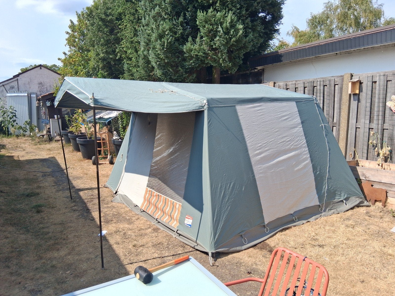 Bungalo tent 4 personen, Ophalen, Gebruikt, Tot en met 4