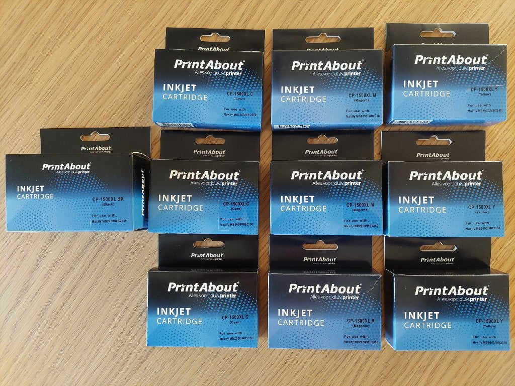 Inkjet Cartridges 1500XL voor CANON MAXIFY MB2050/MB2350, Computers en Software, Printerbenodigdheden, Ophalen, Nieuw, Cartridge