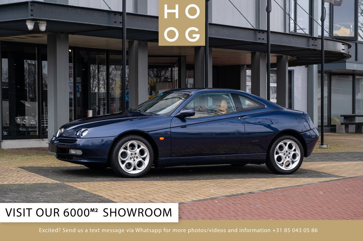 Alfa Romeo GTV 1.8 T.Spark 16V (bj 1999), Auto's, Lederen bekleding, 4 zetels, Gebruikt, Leder