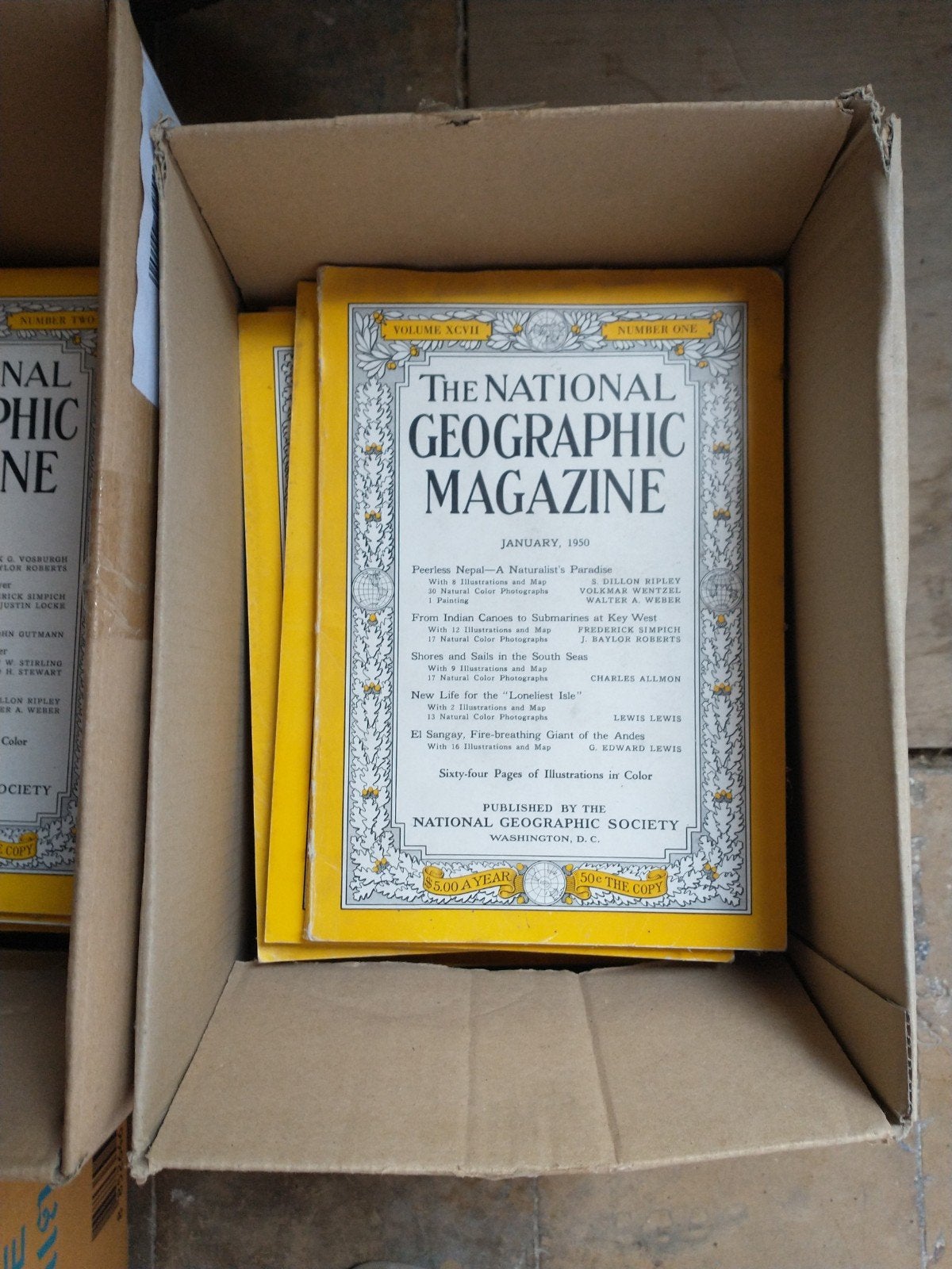 Magazine National Geographic, Livres, Enlèvement