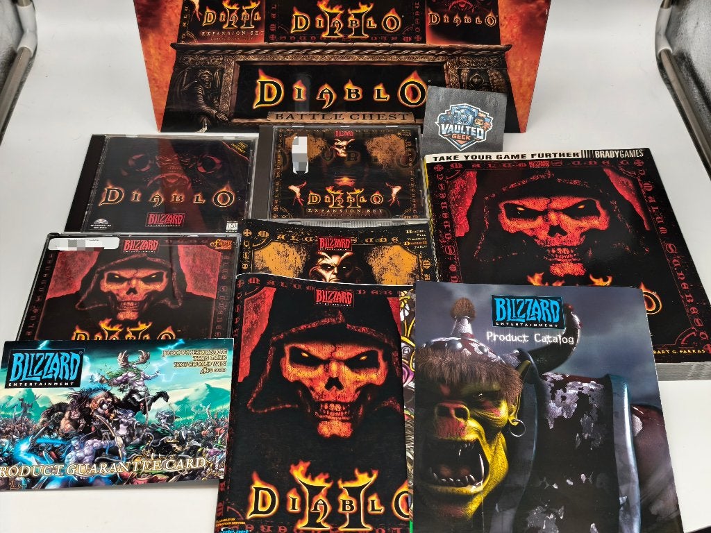 Diablo Battle Chest PC – complete big box, Games en Spelcomputers, Ophalen of Verzenden, Gebruikt, Role Playing Game (Rpg)