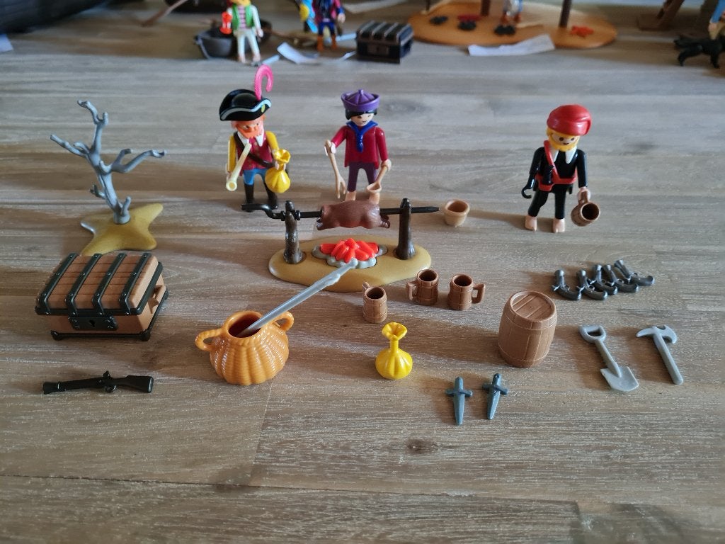 Playmobil - Piratenfeest  3794, Kinderen en Baby's, Speelgoed | Playmobil, Pirates, Gebruikt, Complete set, Ophalen of Verzenden