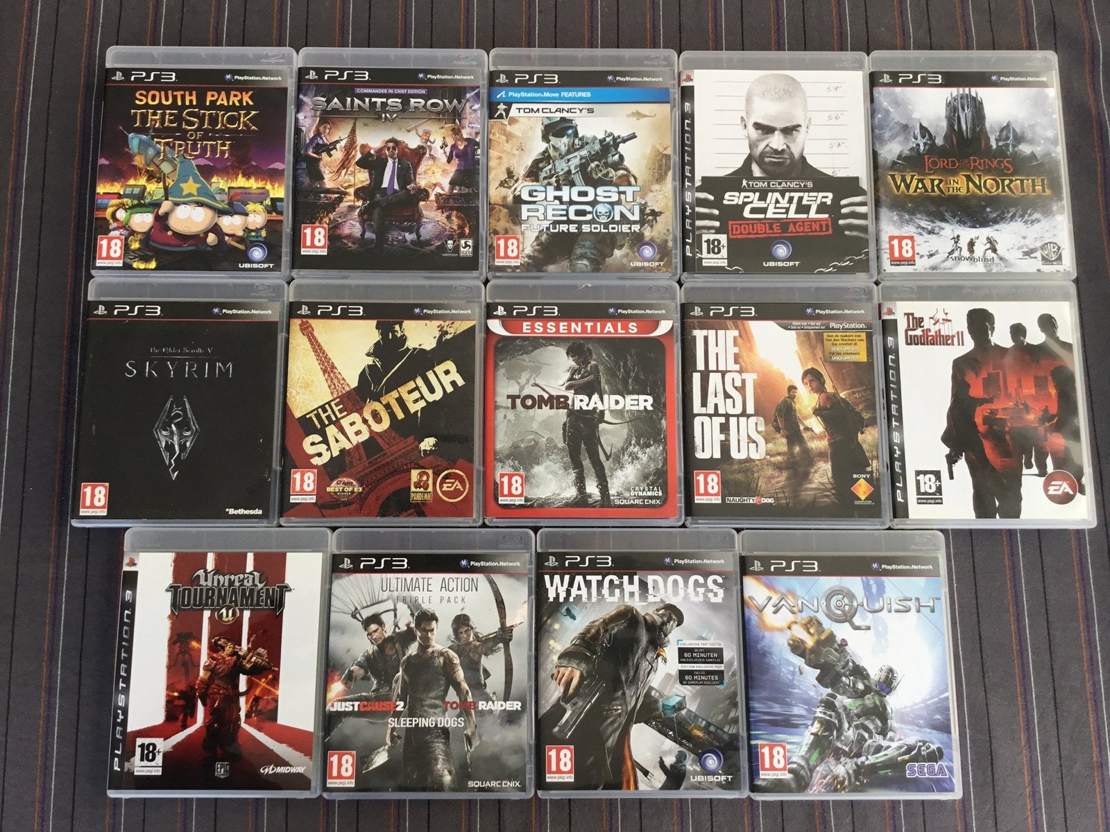 PS3 games, Enlèvement ou Envoi