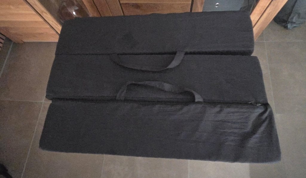 Opvouwbare 1-persoon-matras, Ophalen, Eenpersoons, Zo goed als nieuw, 80 cm