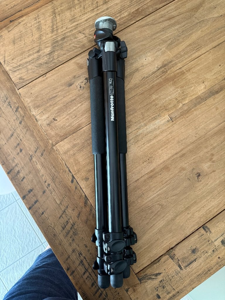 Manfrotto 055XPROB professioneel aluminium statief, Flexibele poten, Ophalen of Verzenden, 175 cm of meer, Manfrotto