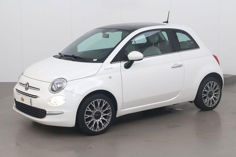 Fiat 500 dolcevita mild hybrid 70, Auto's, 4 zetels, Gebruikt, 1064 kg, Overige bekleding