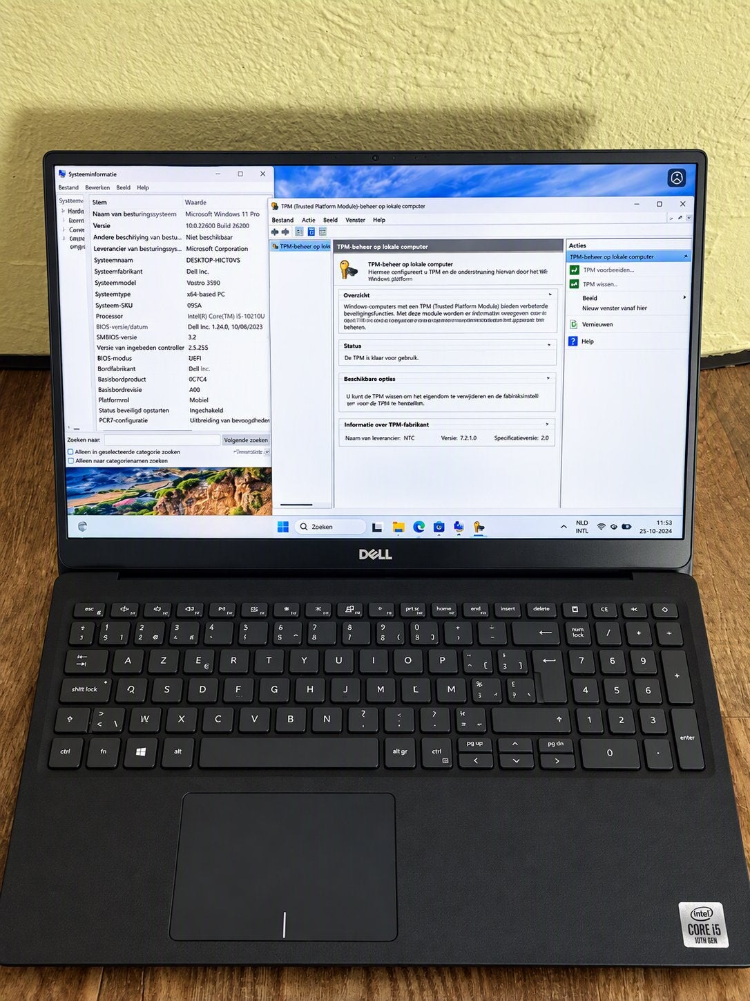 Dell Vostro 15 5501 Laptop | Intel Core i5 | TPM 2.0, Ophalen, Zo goed als nieuw, 8 GB, SSD