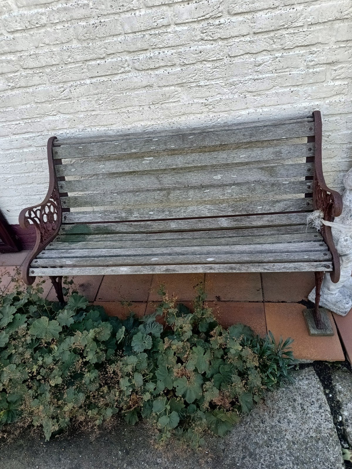gietijzeren zitbank, Enlèvement