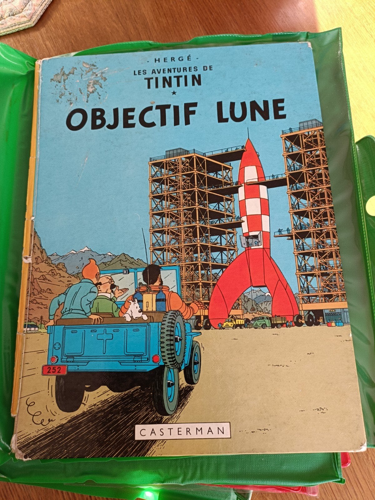 BD TINTIN, Enlèvement, Utilisé