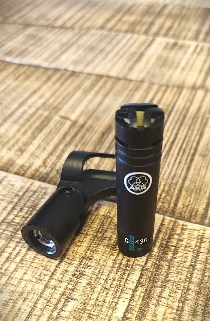 AKG C430, Ophalen, Gebruikt, Instrumentmicrofoon