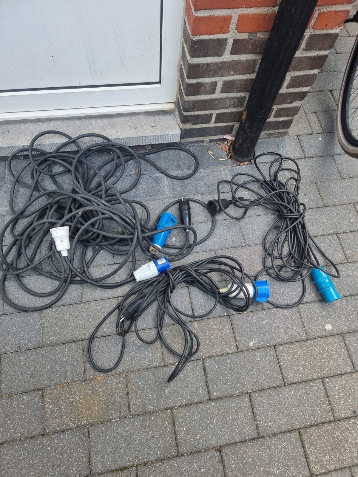 Verlengkabels caravan 4 stuks, Auto diversen, Aanhangers en Bagagewagens, Ophalen