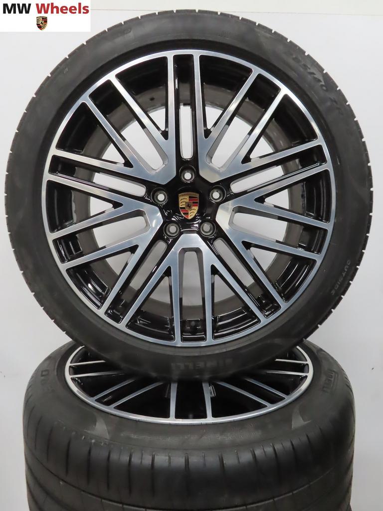 Porsche Cayenne Coupe Turbo V 22 inch velgen zomerbanden, Auto-onderdelen, Gebruikt, -, 285 mm, -