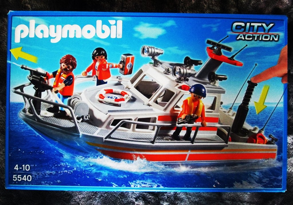 Playmobil 5540 Brandbestrijdings- en reddingssboot - Nieuw, Neuf, Enlèvement ou Envoi, Bateau, Kit complet