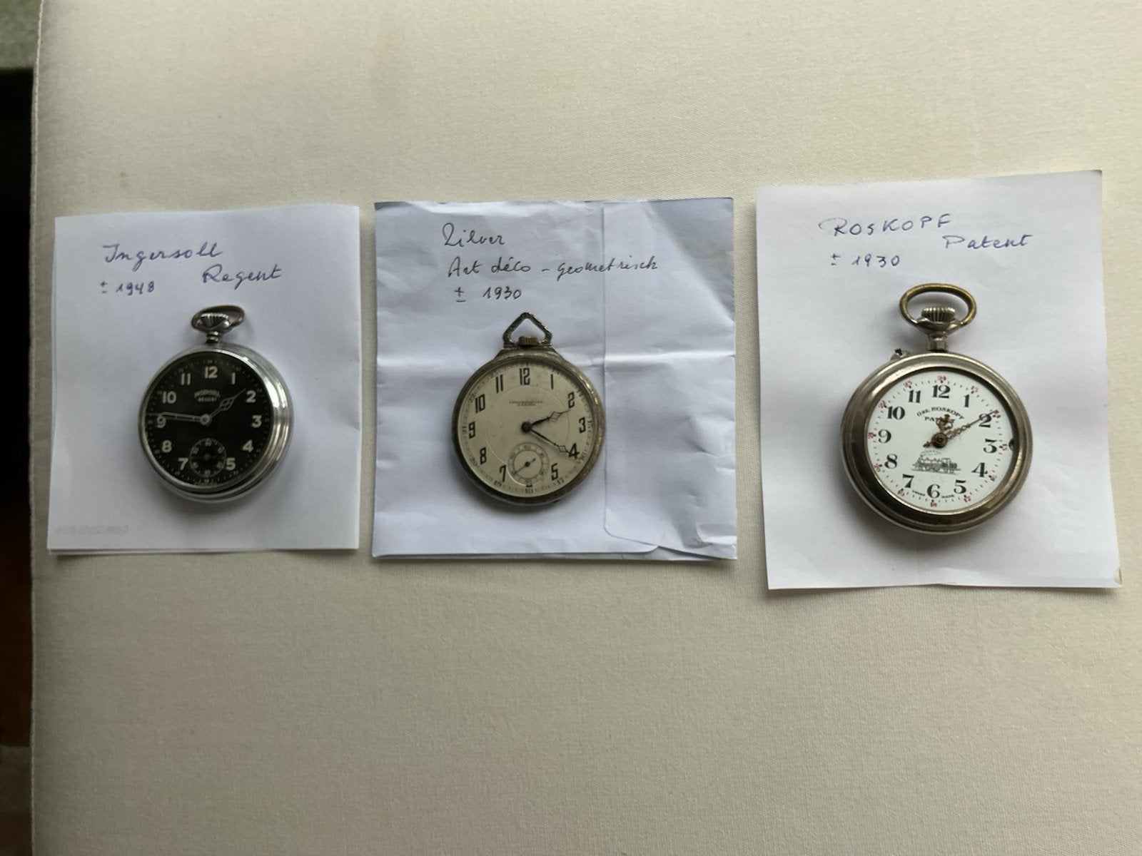 Vintage zakhorloges, Handtassen en Accessoires, Ophalen of Verzenden, Zakhorloge, 1930 tot 1960