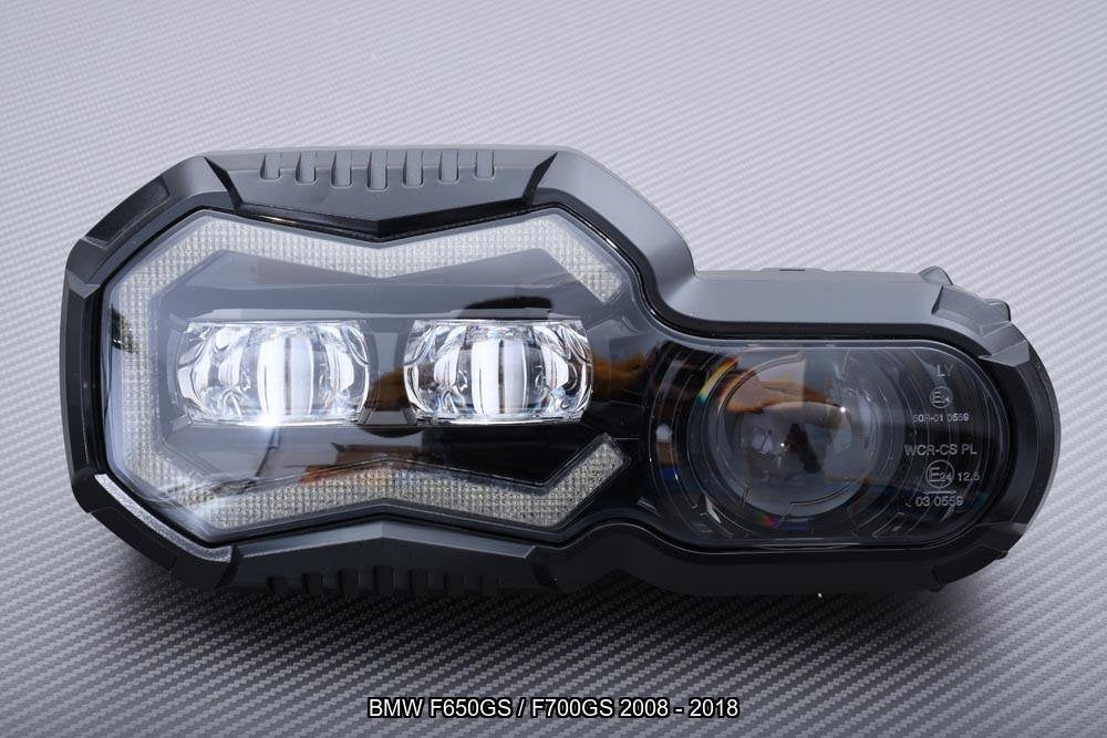 Phare / Optique avant LED AVDB BMW F650GS / F700GS 2008 2018, Motos, Enlèvement ou Envoi, Neuf