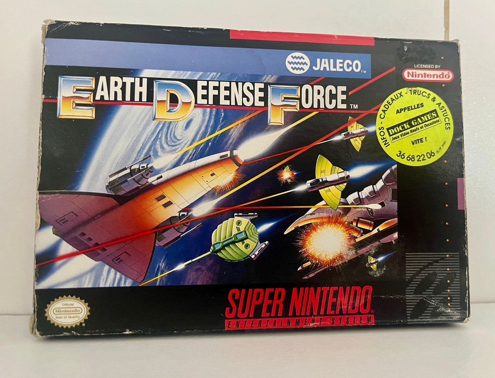 Earth Force Defense Super Nintendo USA, Consoles de jeu & Jeux vidéo, Jeux | Nintendo Super NES, Enlèvement, Comme neuf