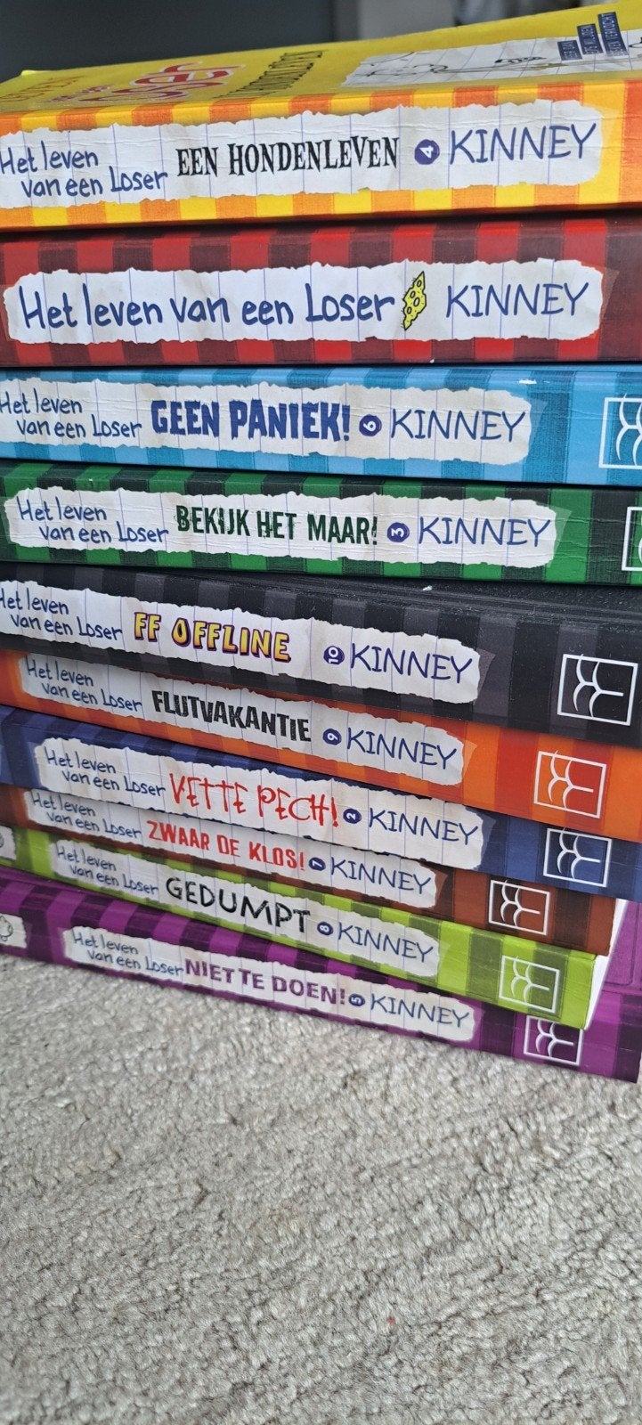 Boeken Het leven van een Loser., Ophalen, Jeff Kinney