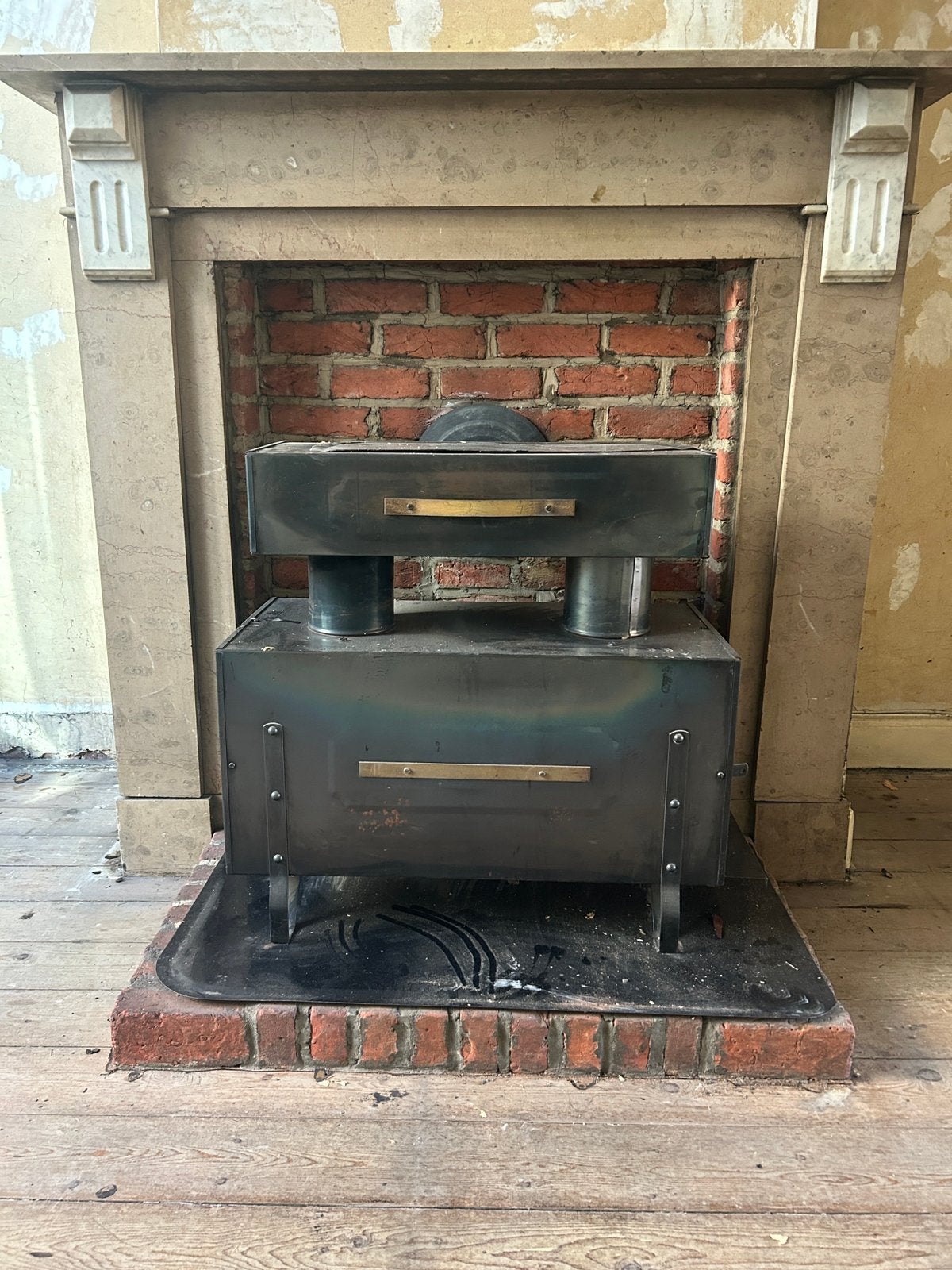 Houtkachel, Huis en Inrichting, Kachels, Ophalen, Gebruikt, Houtkachel