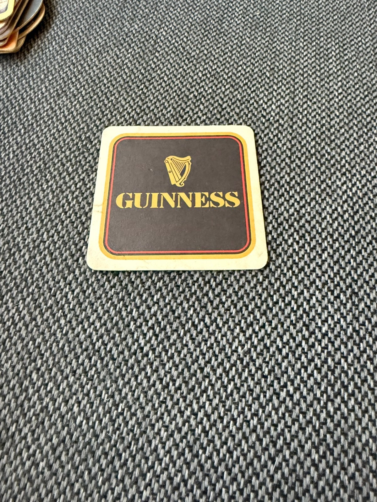 Guinness bierviltje, Ophalen of Verzenden, Gebruikt, Viltje(s), Overige merken