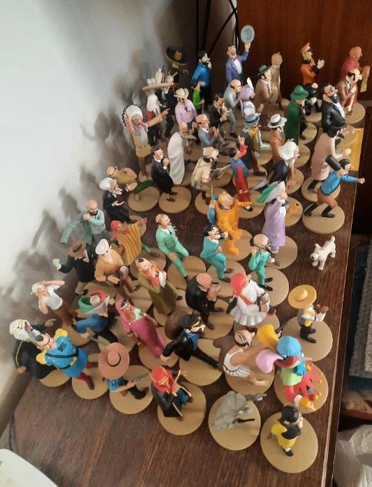 50 beeldjes van Hergé Moulinsart, Ophalen of Verzenden, Nieuw, Overige typen