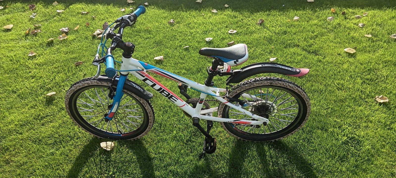 cube kinderfiets 20 inch, Ophalen, 20 inch of meer, Gebruikt, Velgrem