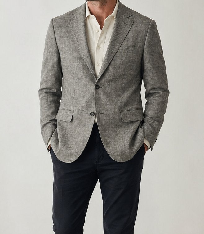 NetWork Woolrich / Altinyildiz blazer 100% wol maat 48, Maat 48/50 (M), Ophalen of Verzenden, Zo goed als nieuw, Grijs