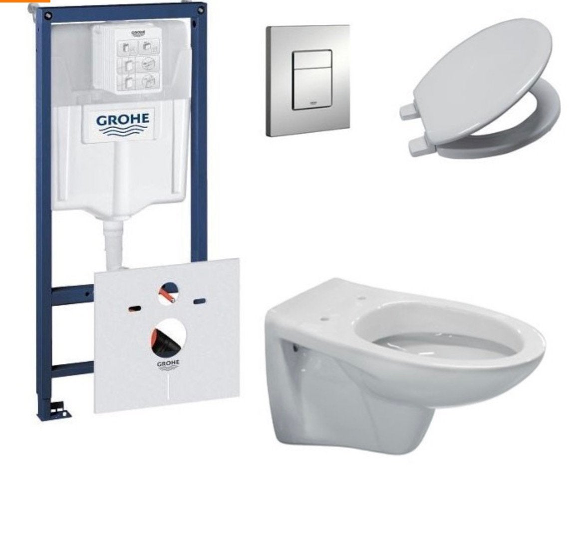 Grohe Pack hangtoilet Ideale standaard compleet nieuw, Ophalen, Nieuw