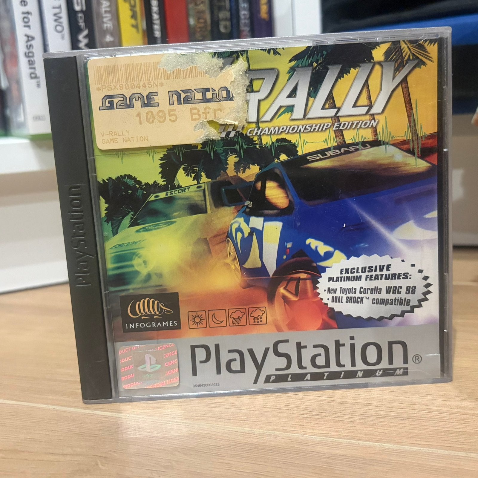 V-rally championship edition, Enlèvement, Comme neuf