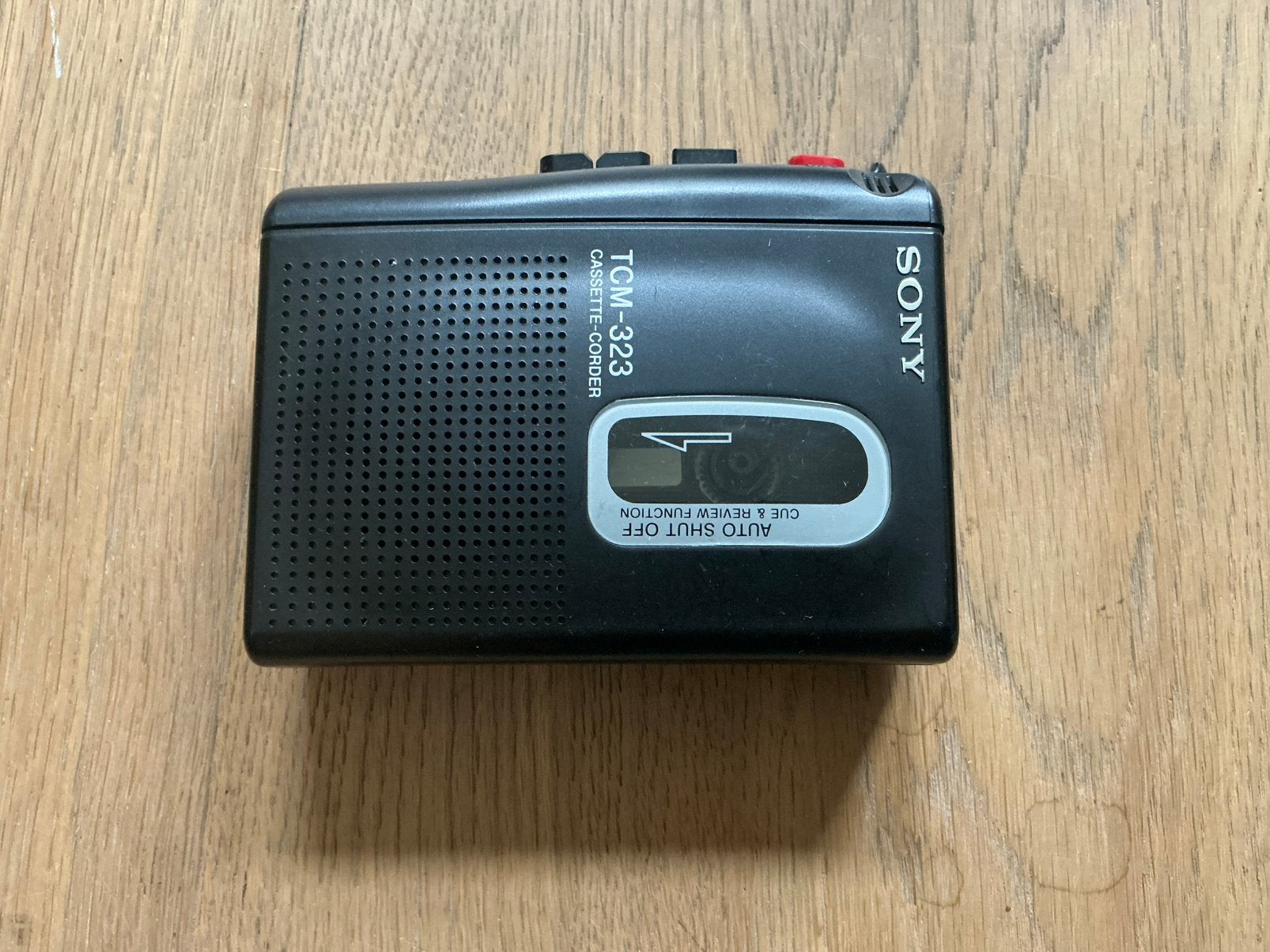 Sony TCM-323 Cassette-Corder – Getest en Werkend! (Vintage), Ophalen of Verzenden, Walkman