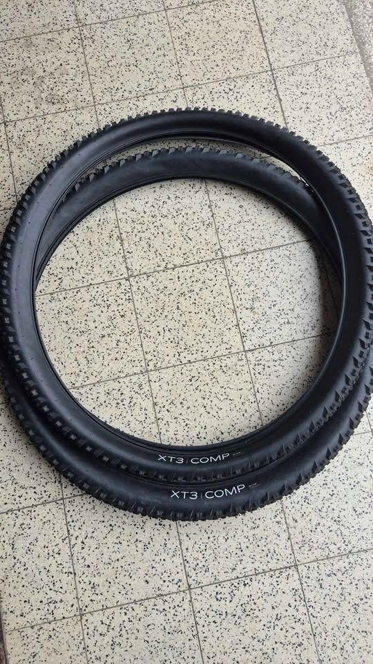 2 Pneus VTT neufs Bontrager XT3 Comp 29x2.40, Vélos & Vélomoteurs, Caoutchouc, Pneu, Comme neuf, Enlèvement