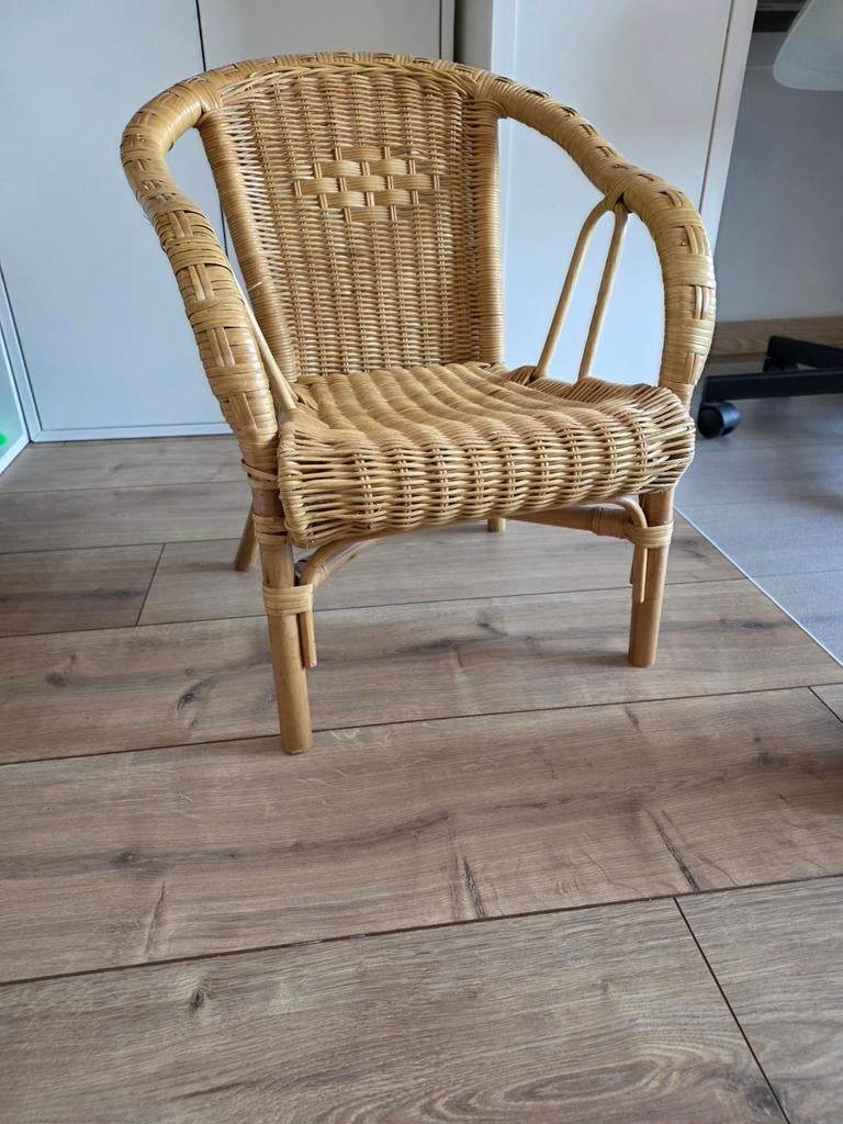 Kinderstoeltje riet, Ophalen