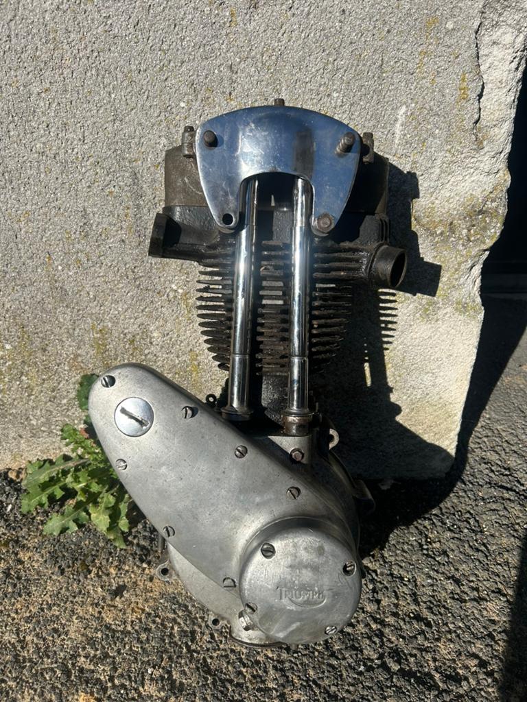 Moteur triumph t80 culbute 350cc 1939, Motos, Enlèvement