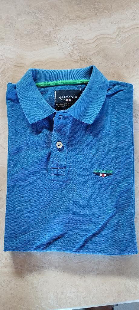 Blauwe polo voor heren, Ophalen of Verzenden, Zo goed als nieuw, Blauw, Galvanni