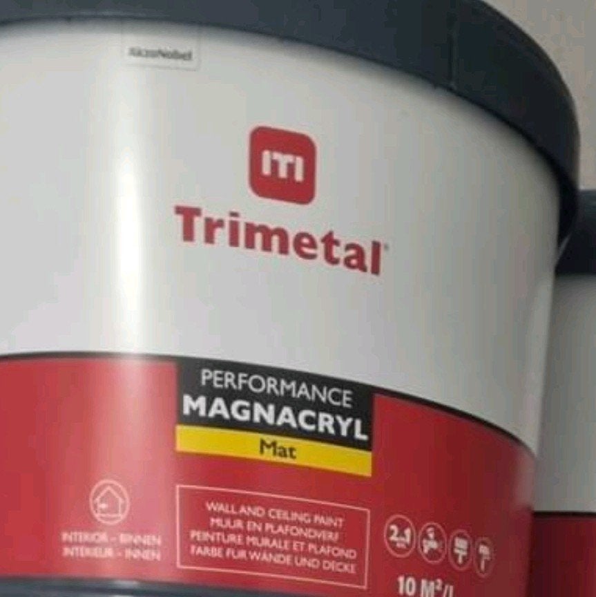 trimetal performance Magnacryl 10L, Bricolage & Construction, Enlèvement, Peinture