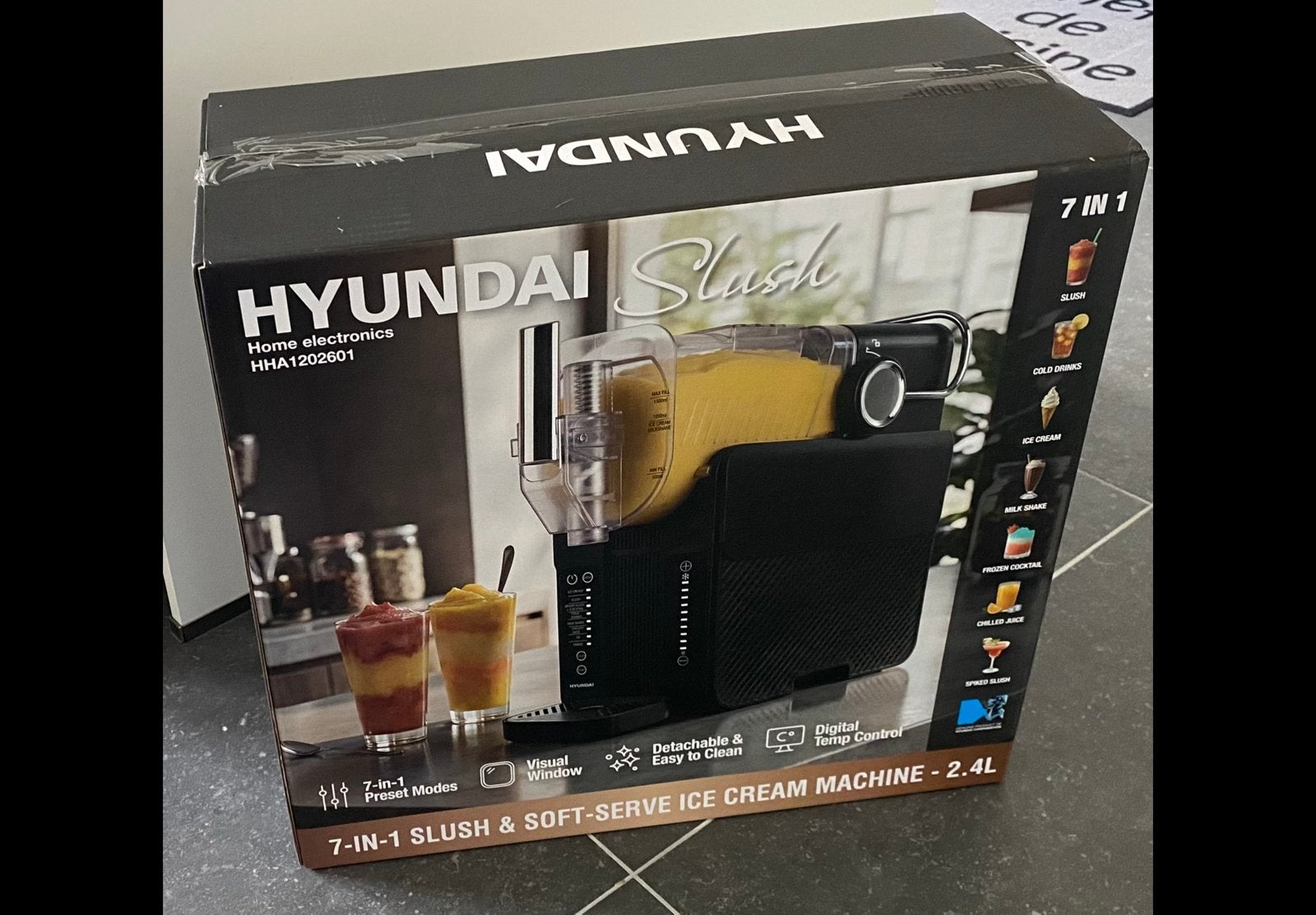 Hyundai professionele Slush - en Softijs bereider, Elektronische apparatuur, IJsmachines, Ophalen of Verzenden, Nieuw