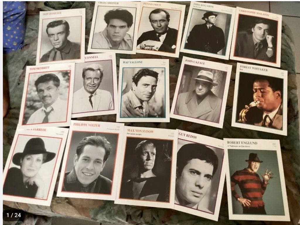 375 kaarten van filmsterren, Verzamelen, Ophalen of Verzenden