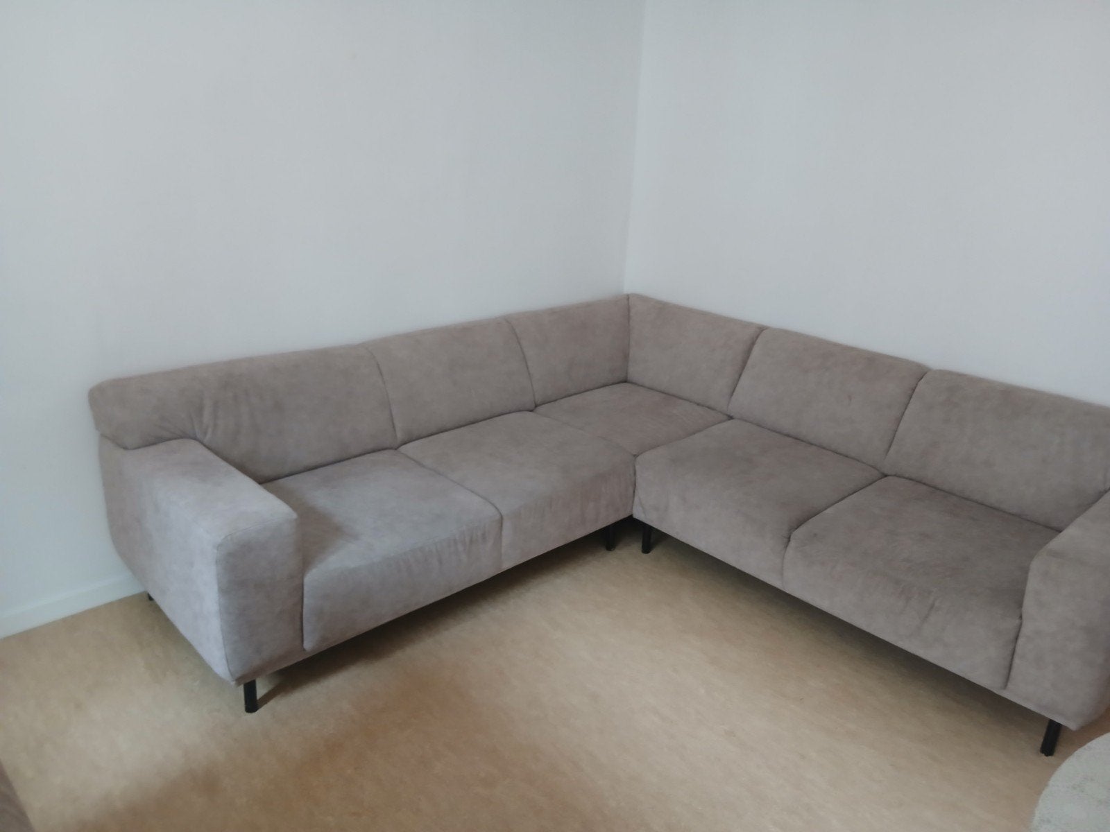 Beige Hoekzetel 250x250 prijs bespreekbaar, Ophalen