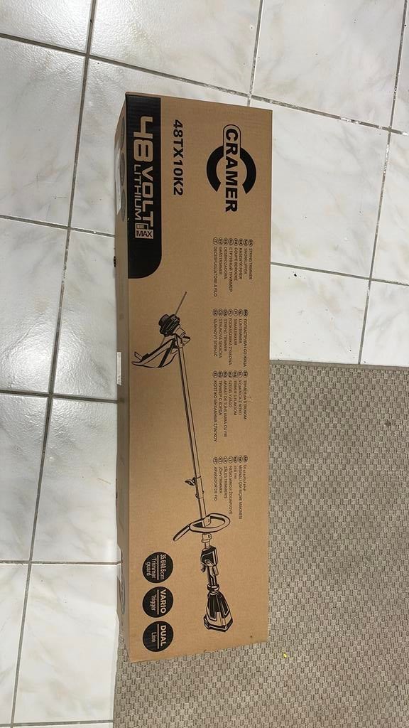 Cramer 48 volts en parfait état, Jardin & Terrasse, Enlèvement ou Envoi, Neuf, 30 à 50 cm, Batterie